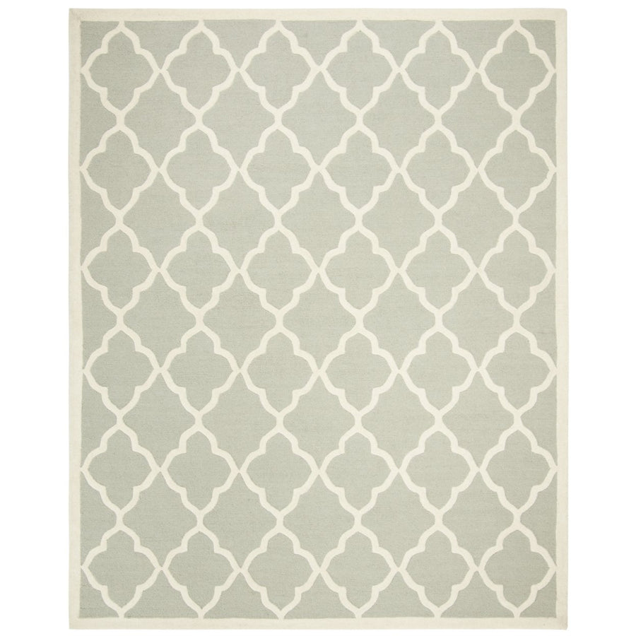 SAFAVIEH Cambridge CAM312L Light Grey / Ivory Rug Image 1