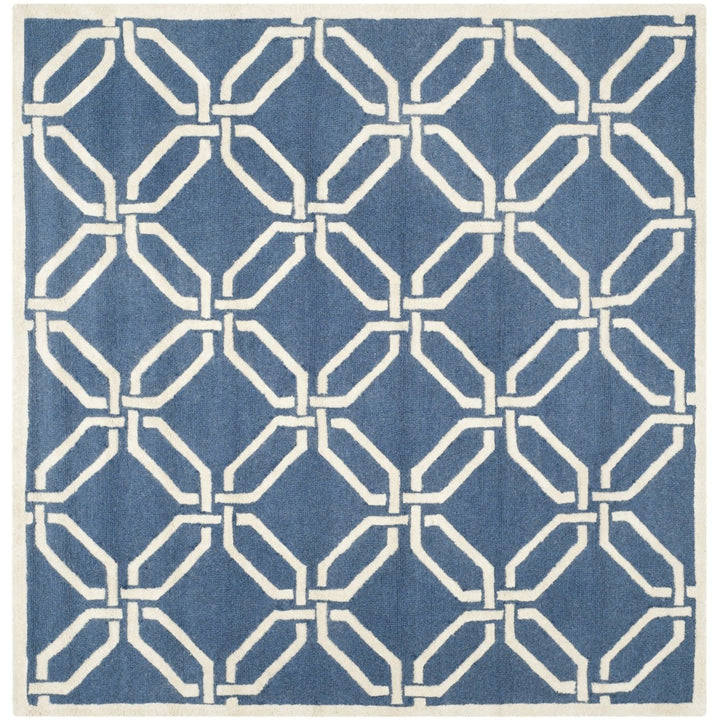 SAFAVIEH Cambridge CAM311M Handmade Navy / Ivory Rug Image 1