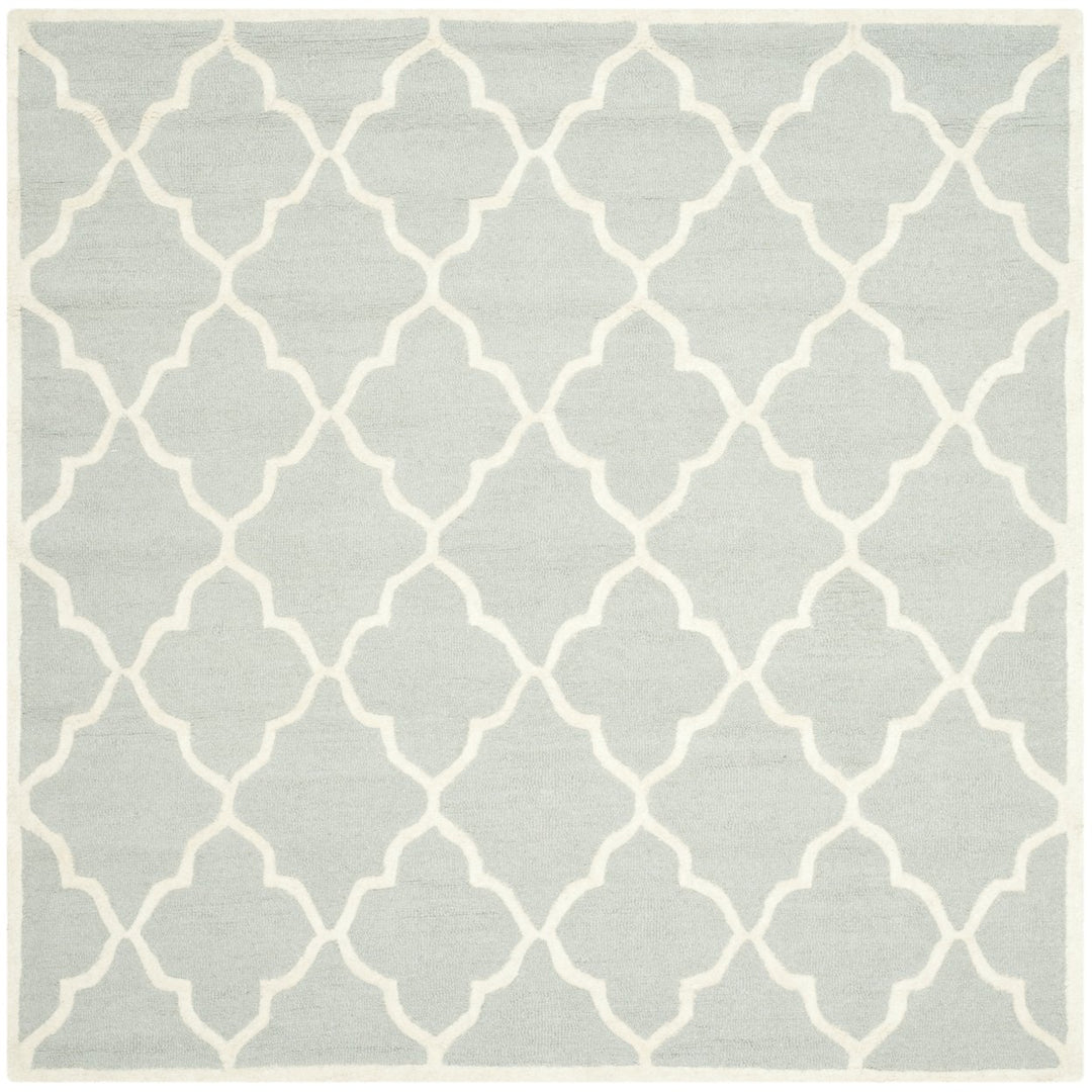 SAFAVIEH Cambridge CAM312L Light Grey / Ivory Rug Image 6