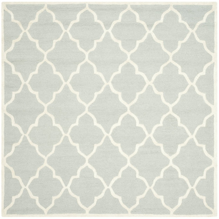 SAFAVIEH Cambridge CAM312L Light Grey / Ivory Rug Image 6