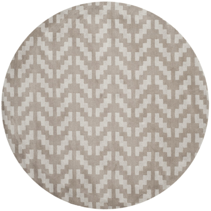 SAFAVIEH Cambridge CAM322A Handmade Grey / Taupe Rug Image 4