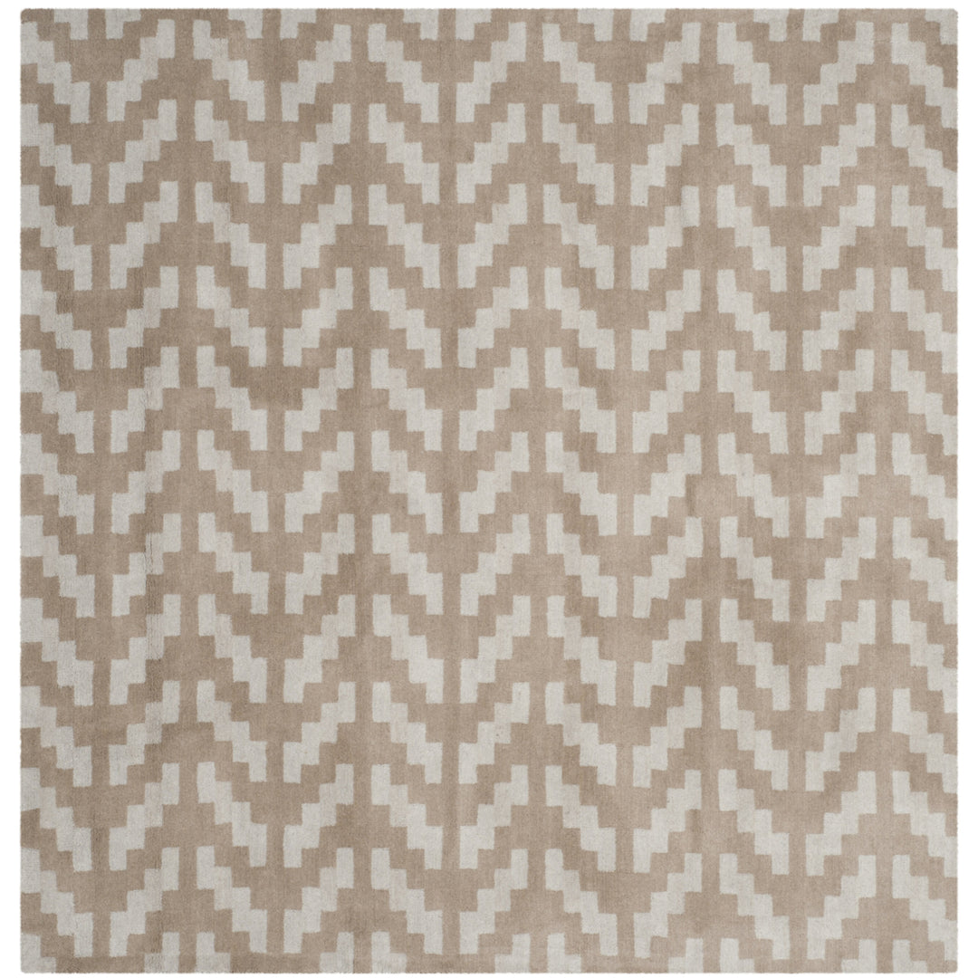 SAFAVIEH Cambridge CAM322A Handmade Grey / Taupe Rug Image 6