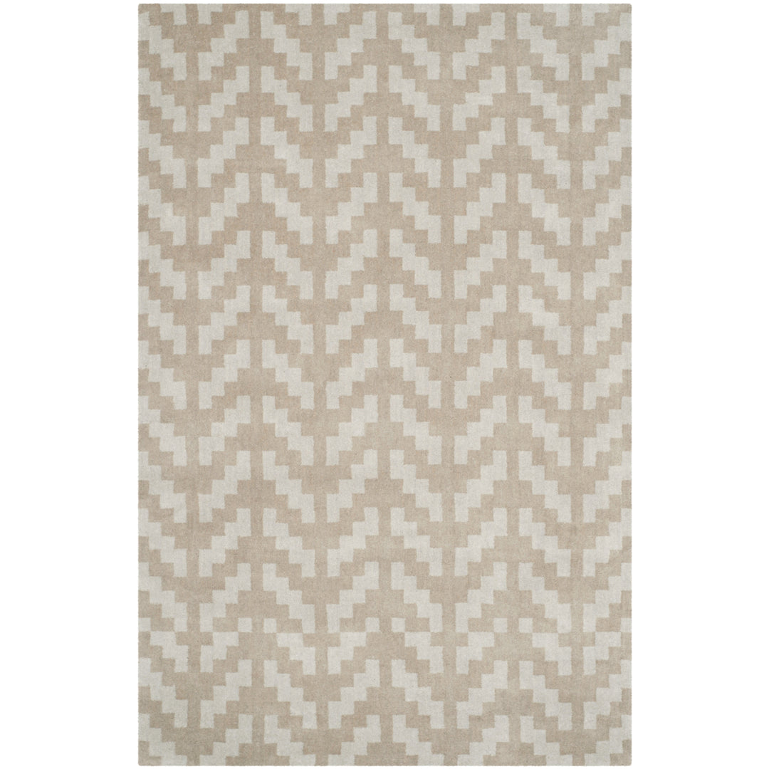 SAFAVIEH Cambridge CAM322A Handmade Grey / Taupe Rug Image 9