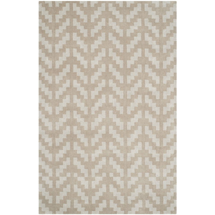 SAFAVIEH Cambridge CAM322A Handmade Grey / Taupe Rug Image 9