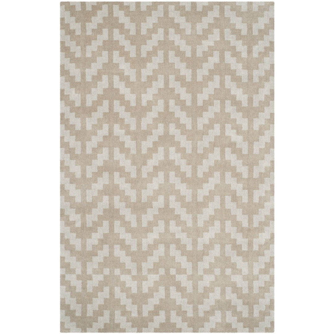 SAFAVIEH Cambridge CAM322A Handmade Grey / Taupe Rug Image 1