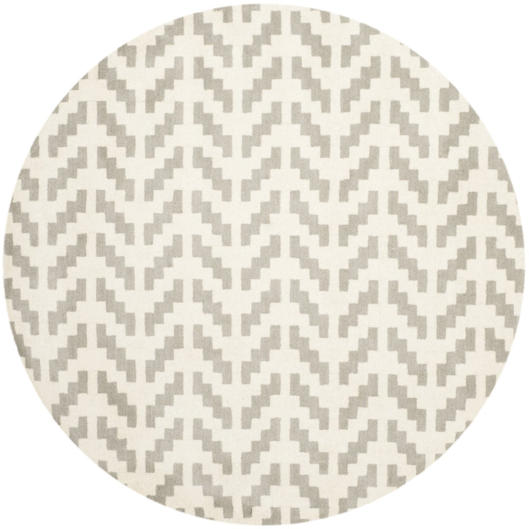 SAFAVIEH Cambridge CAM322G Handmade Grey / Ivory Rug Image 4