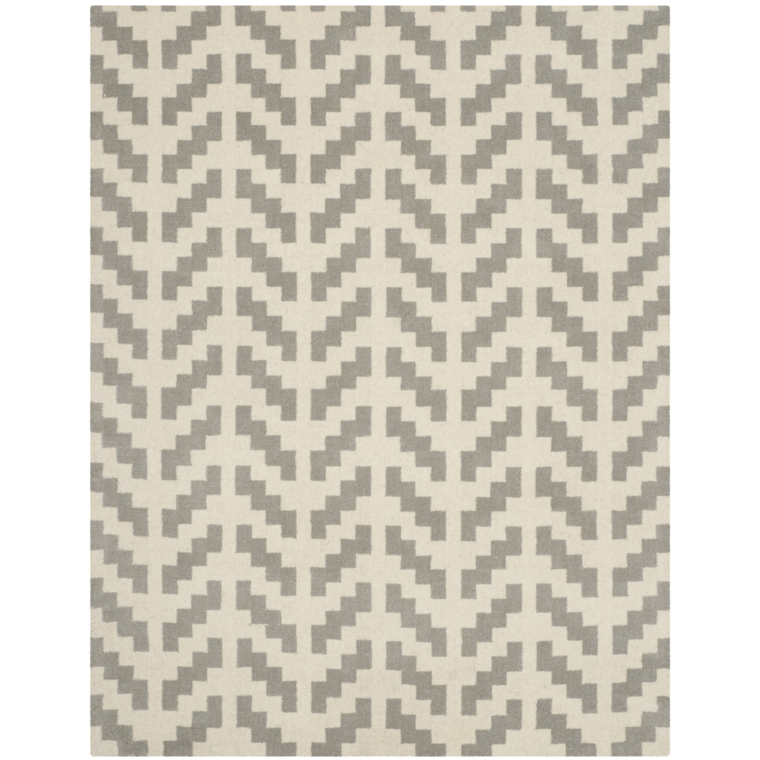 SAFAVIEH Cambridge CAM322G Handmade Grey / Ivory Rug Image 1