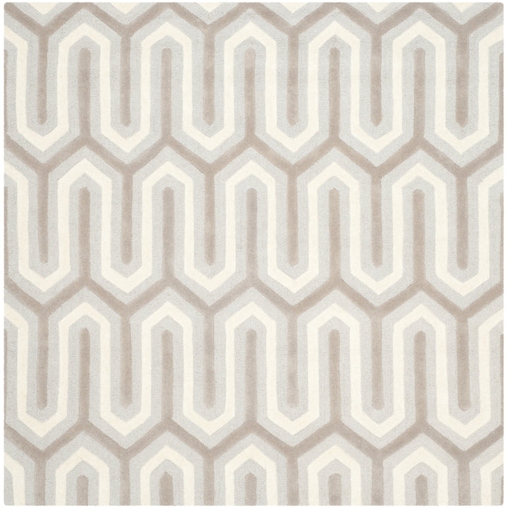 SAFAVIEH Cambridge CAM351E Light Blue / Grey Rug Image 6