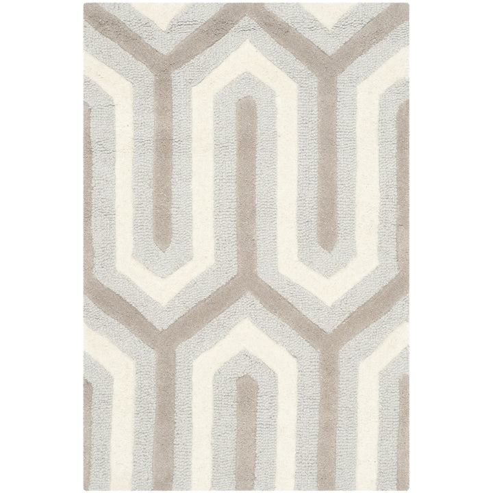 SAFAVIEH Cambridge CAM351E Light Blue / Grey Rug Image 8