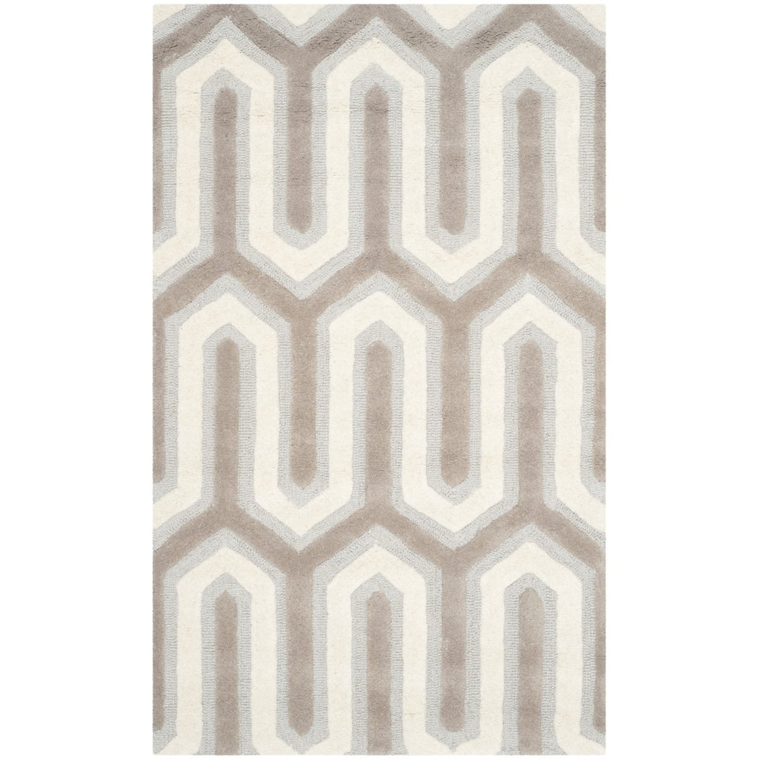 SAFAVIEH Cambridge CAM351E Light Blue / Grey Rug Image 9