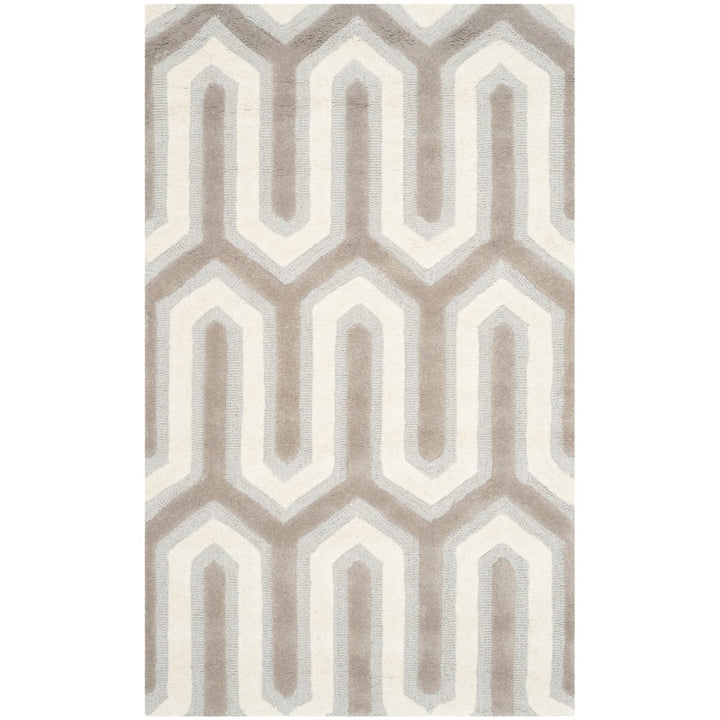 SAFAVIEH Cambridge CAM351E Light Blue / Grey Rug Image 9