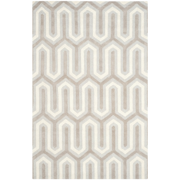 SAFAVIEH Cambridge CAM351E Light Blue / Grey Rug Image 10