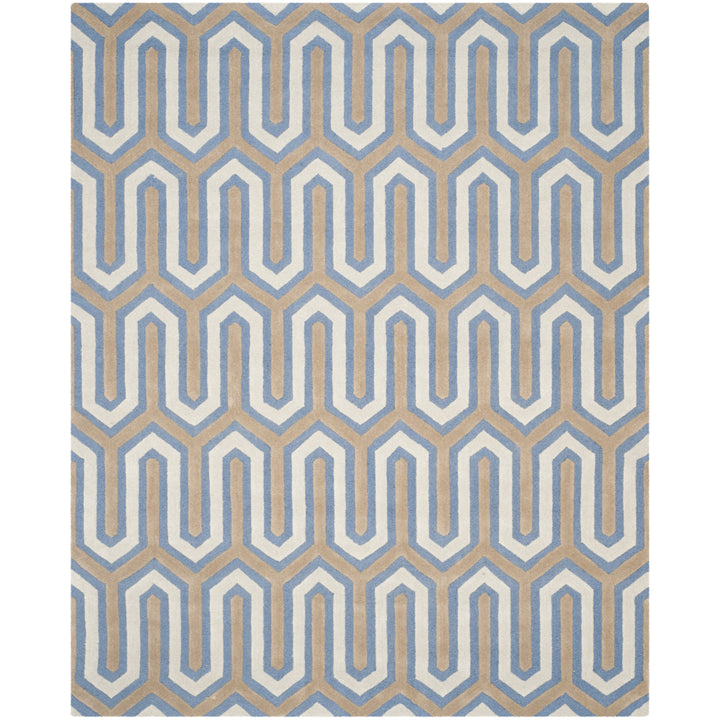 SAFAVIEH Cambridge CAM351M Handmade Navy / Grey Rug Image 1