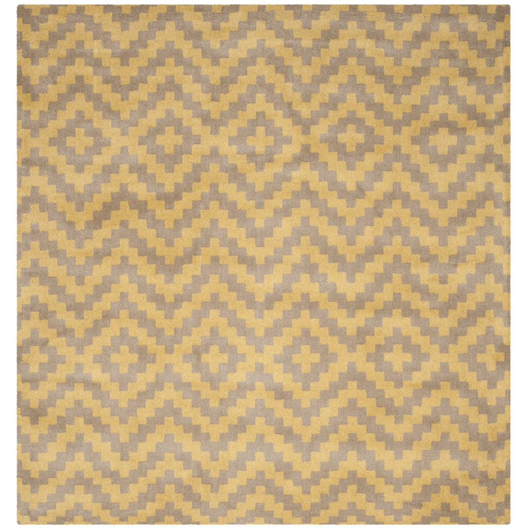 SAFAVIEH Cambridge CAM324X Handmade Taupe / Gold Rug Image 1