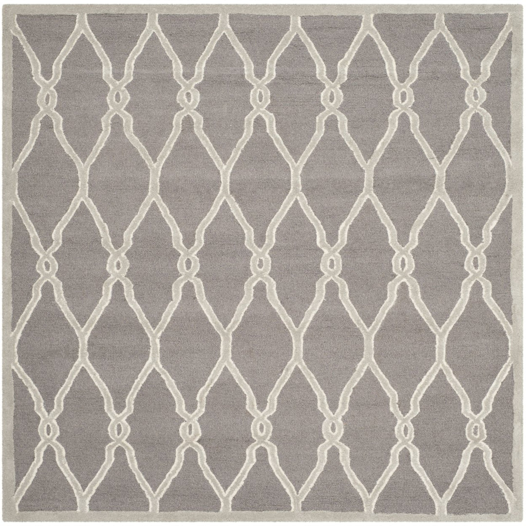 SAFAVIEH CAM352D Cambridge Dark Grey / Ivory Image 1