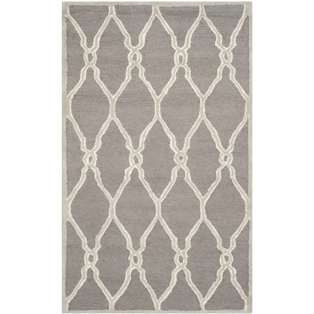 SAFAVIEH CAM352D Cambridge Dark Grey / Ivory Image 6