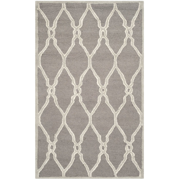 SAFAVIEH CAM352D Cambridge Dark Grey / Ivory Image 1