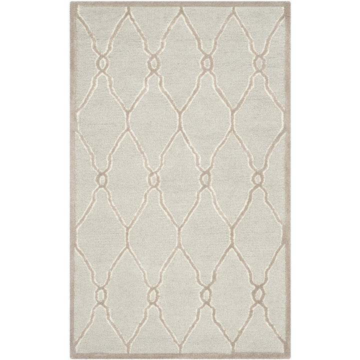 SAFAVIEH CAM352L Cambridge Light Grey / Ivory Image 6