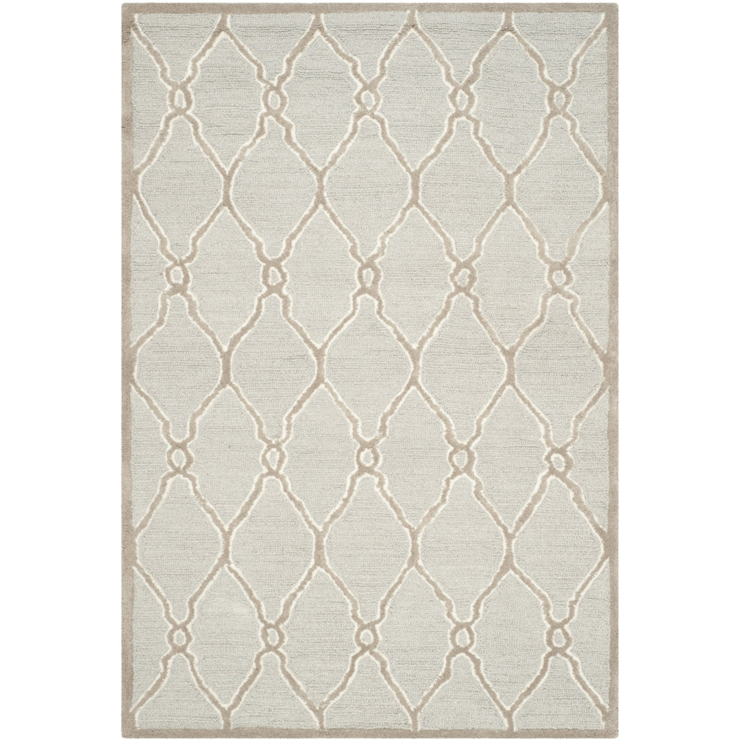 SAFAVIEH CAM352L Cambridge Light Grey / Ivory Image 7