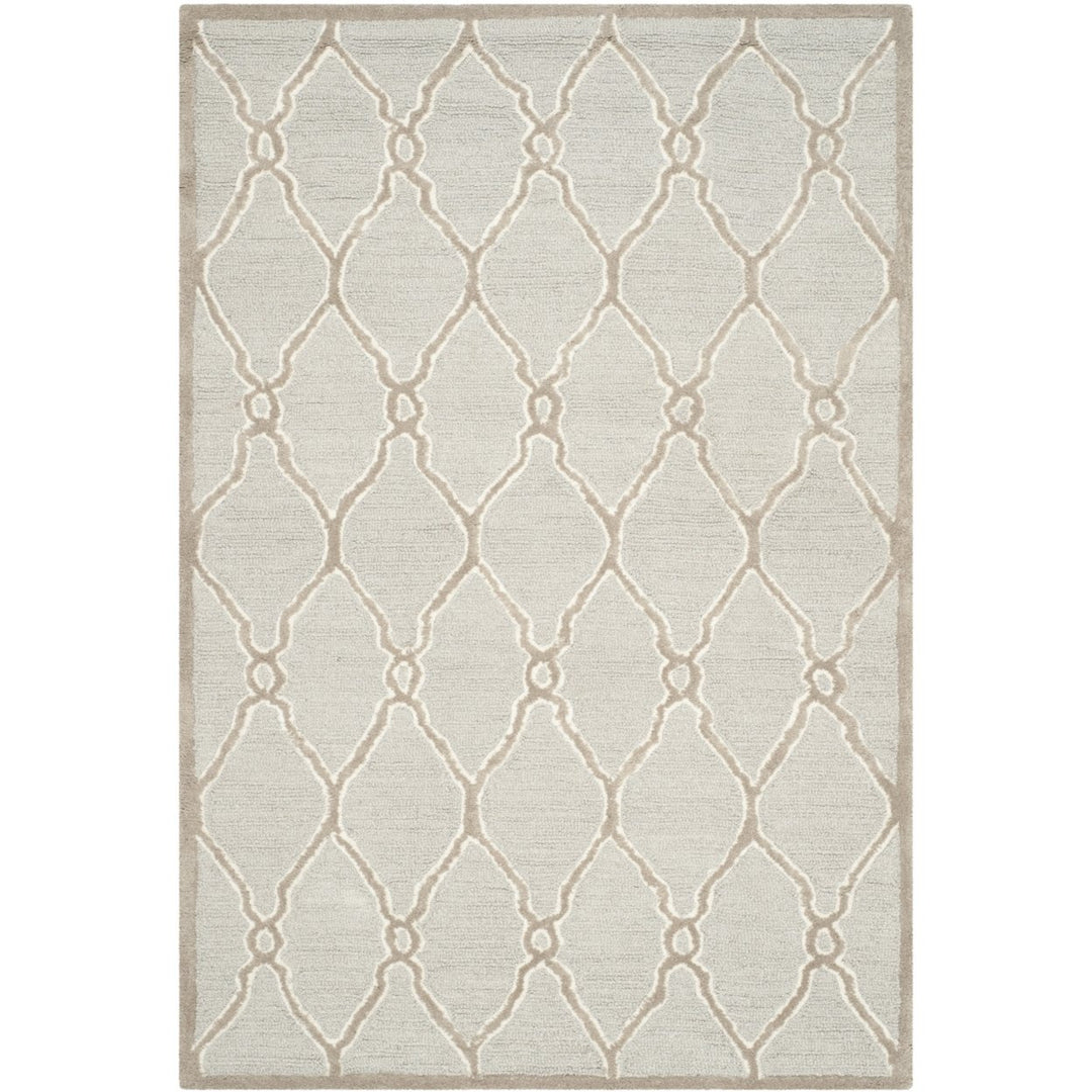 SAFAVIEH CAM352L Cambridge Light Grey / Ivory Image 1