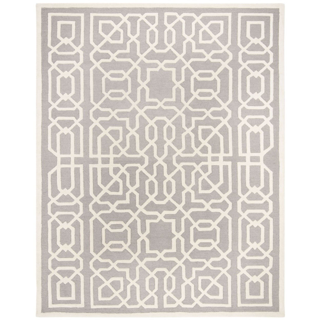 SAFAVIEH Cambridge CAM570D Handmade Silver /Ivory Rug Image 1