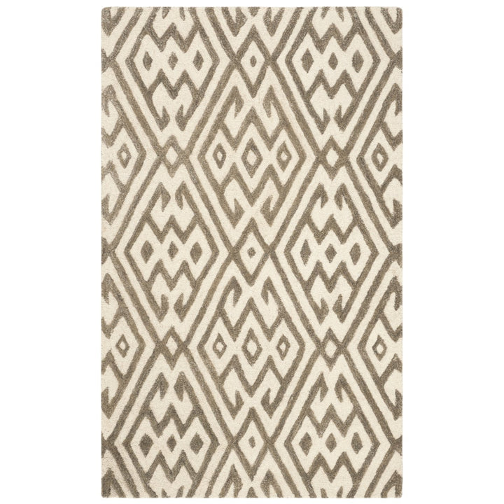 SAFAVIEH Cambridge CAM401A Handmade Ivory / Grey Rug Image 1