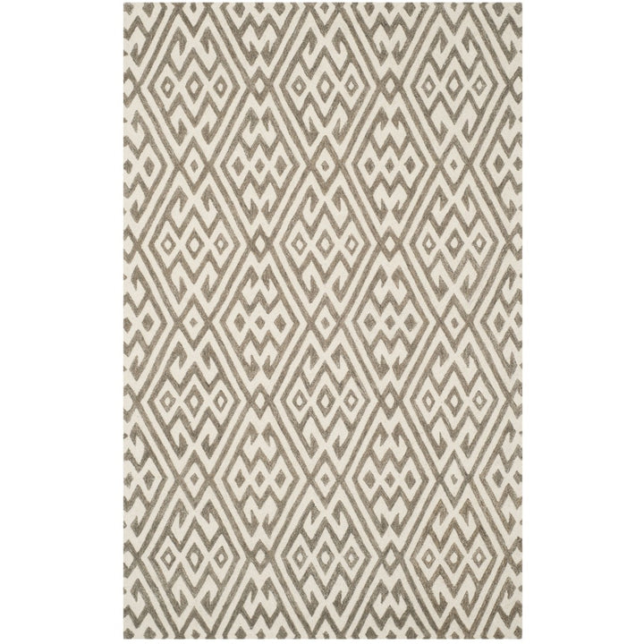 SAFAVIEH Cambridge CAM401A Handmade Ivory / Grey Rug Image 1