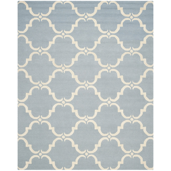 SAFAVIEH Cambridge CAM703B Handmade Blue / Ivory Rug Image 1