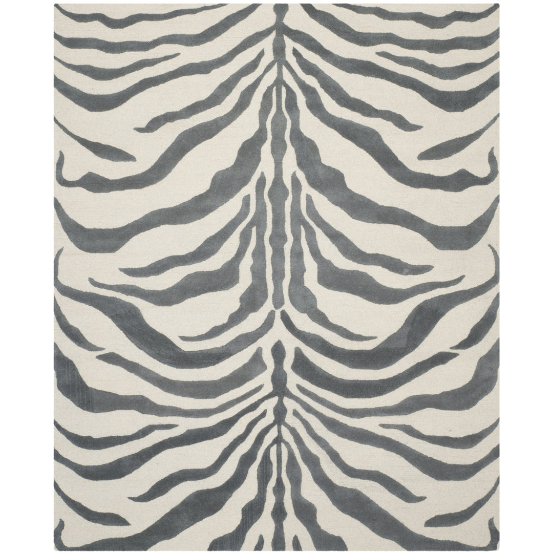 SAFAVIEH Cambridge CAM709A Ivory / Dark Grey Rug Image 1