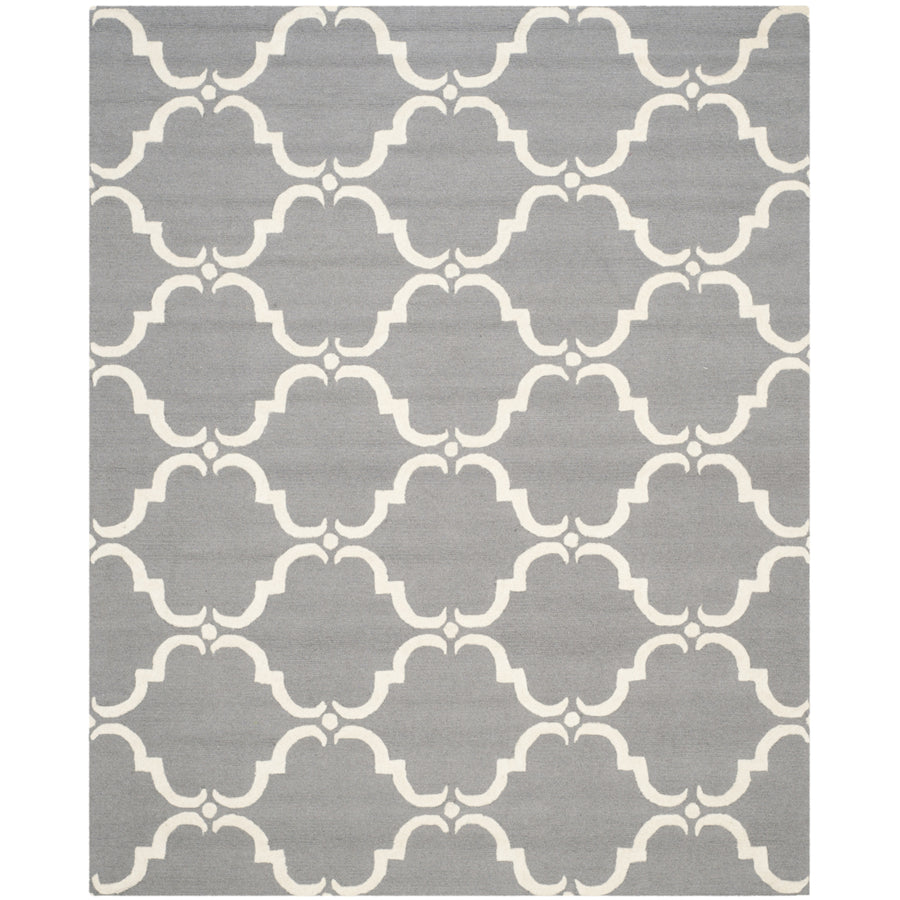 SAFAVIEH Cambridge CAM703D Dark Grey / Ivory Rug Image 1