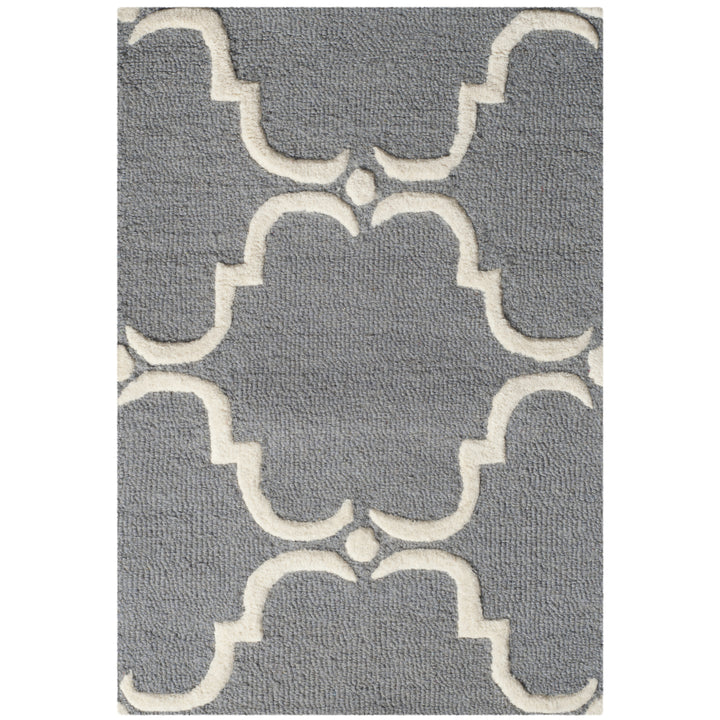 SAFAVIEH Cambridge CAM703D Dark Grey / Ivory Rug Image 2