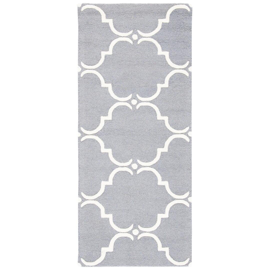 SAFAVIEH Cambridge CAM703D Dark Grey / Ivory Rug Image 4