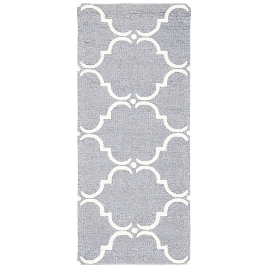 SAFAVIEH Cambridge CAM703D Dark Grey / Ivory Rug Image 1