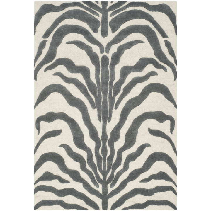 SAFAVIEH Cambridge CAM709A Ivory / Dark Grey Rug Image 1