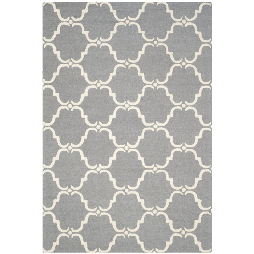 SAFAVIEH Cambridge CAM703D Dark Grey / Ivory Rug Image 8