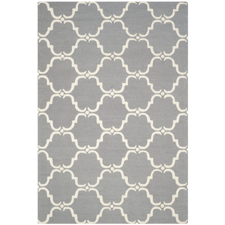 SAFAVIEH Cambridge CAM703D Dark Grey / Ivory Rug Image 8