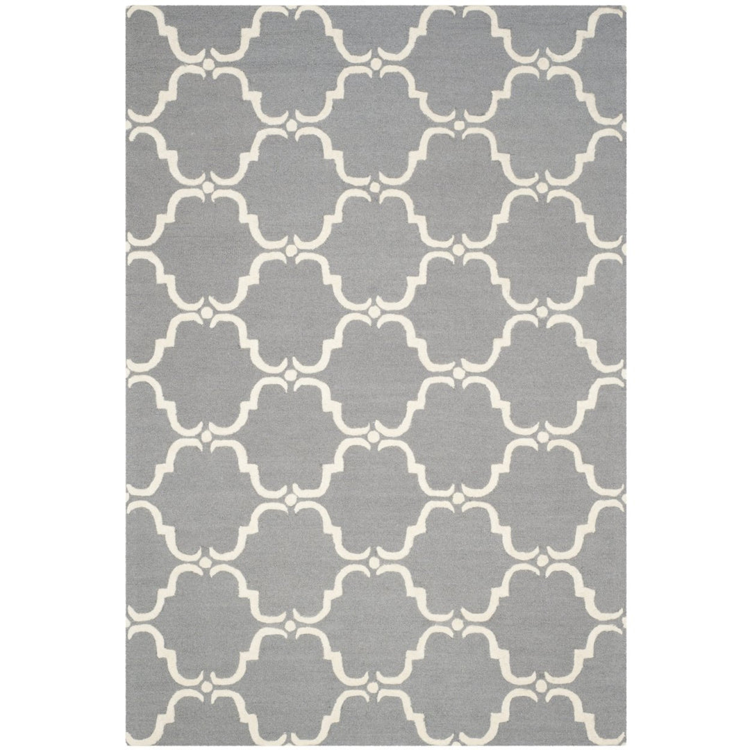 SAFAVIEH Cambridge CAM703D Dark Grey / Ivory Rug Image 1