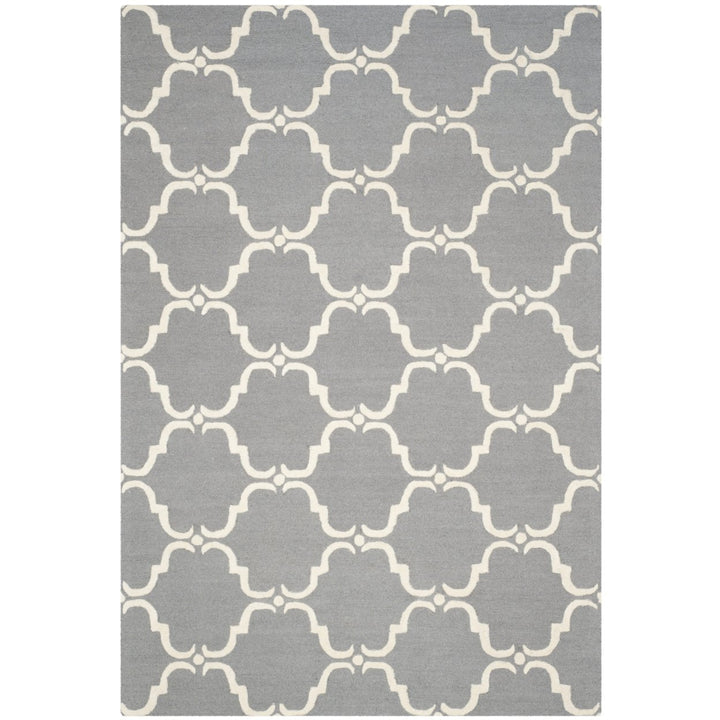 SAFAVIEH Cambridge CAM703D Dark Grey / Ivory Rug Image 1