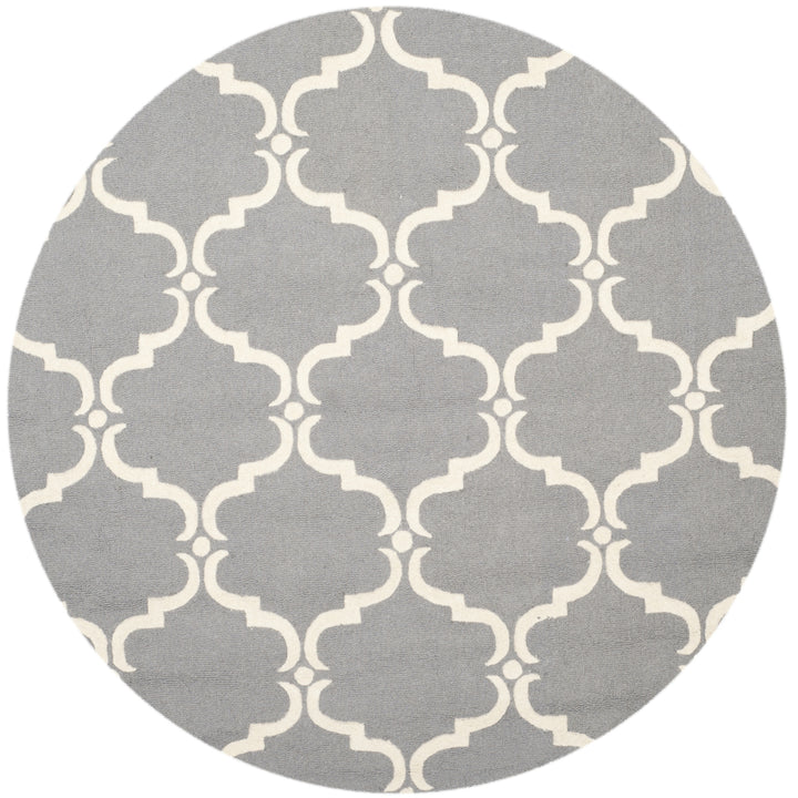 SAFAVIEH Cambridge CAM703D Dark Grey / Ivory Rug Image 9