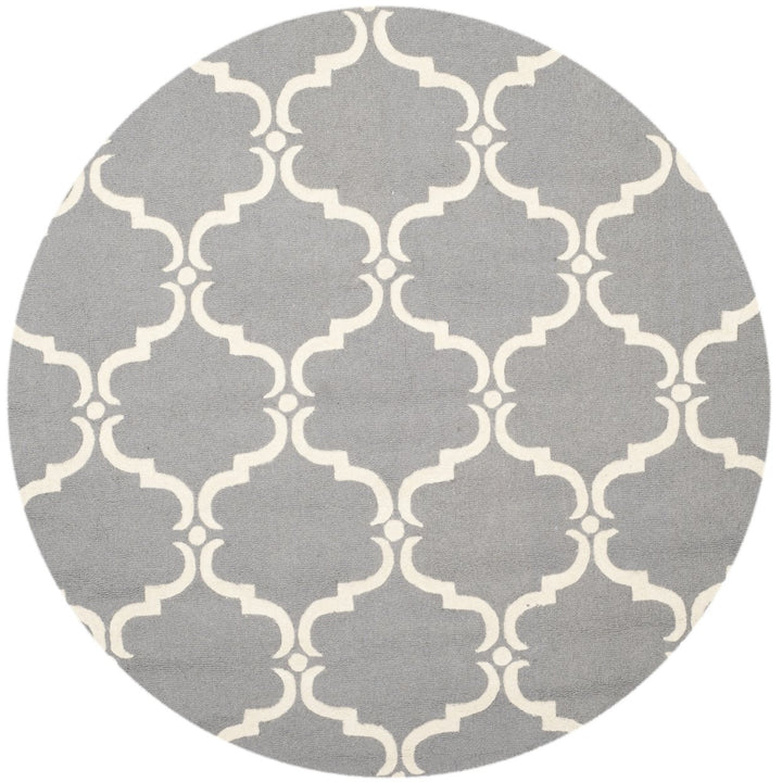 SAFAVIEH Cambridge CAM703D Dark Grey / Ivory Rug Image 1