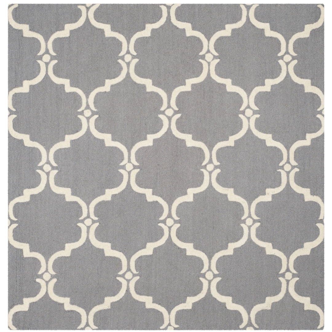 SAFAVIEH Cambridge CAM703D Dark Grey / Ivory Rug Image 10