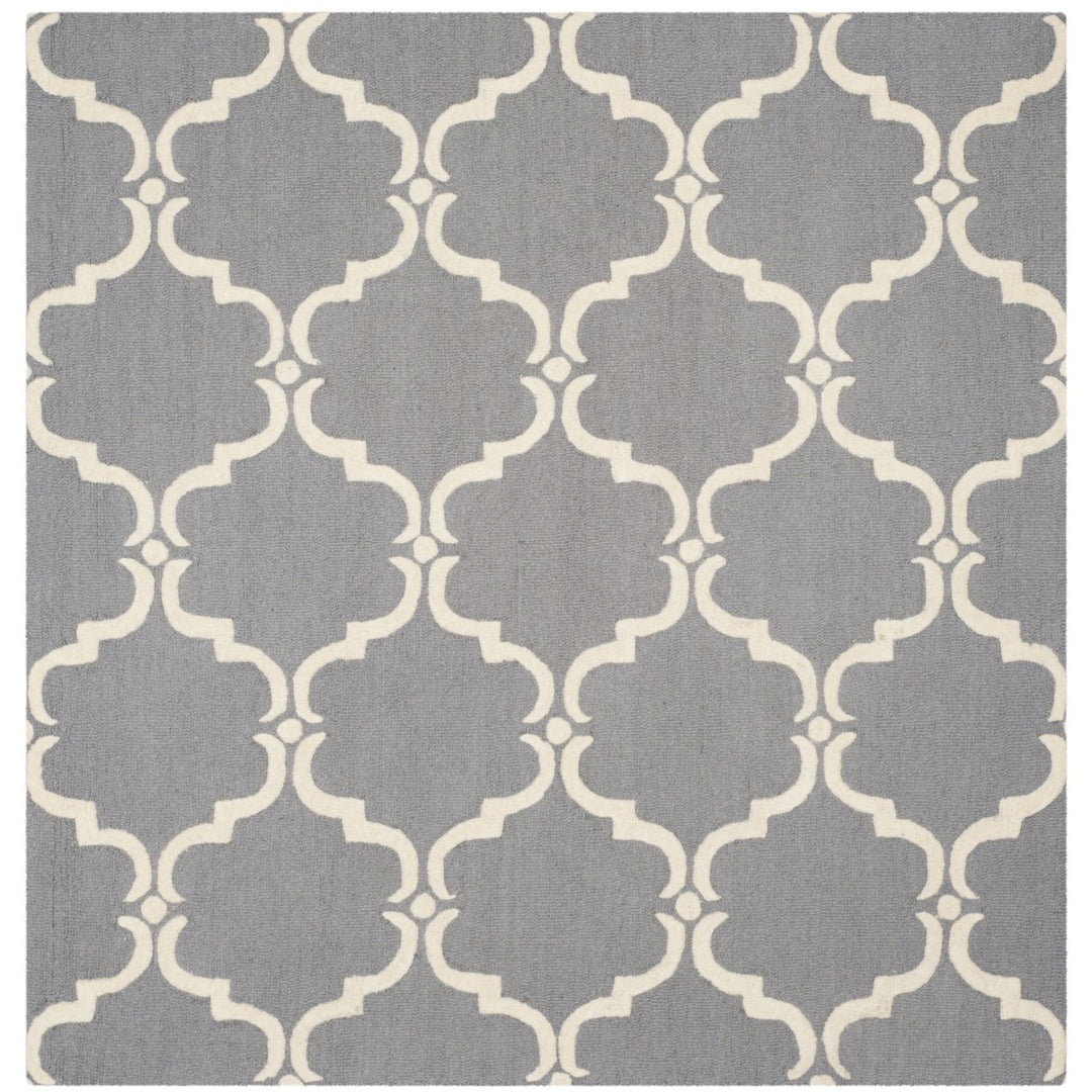 SAFAVIEH Cambridge CAM703D Dark Grey / Ivory Rug Image 1