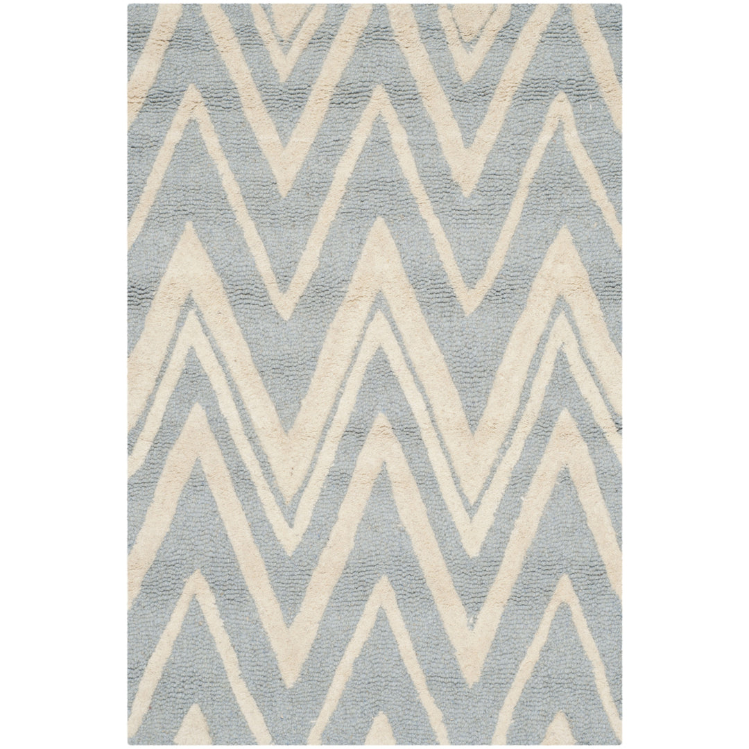 SAFAVIEH Cambridge CAM711B Handmade Blue / Ivory Rug Image 8