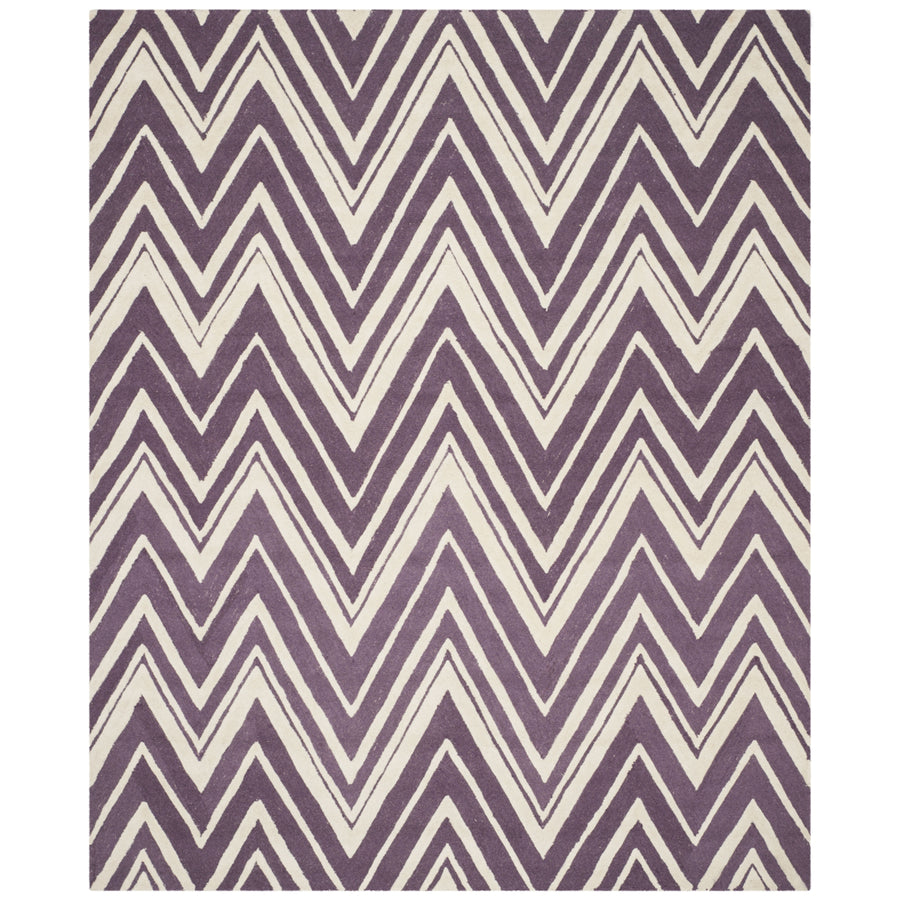 SAFAVIEH Cambridge CAM711P Handmade Purple /Ivory Rug Image 1