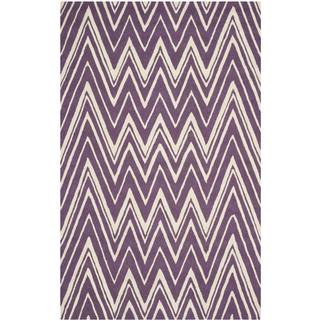 SAFAVIEH Cambridge CAM711P Handmade Purple /Ivory Rug Image 9