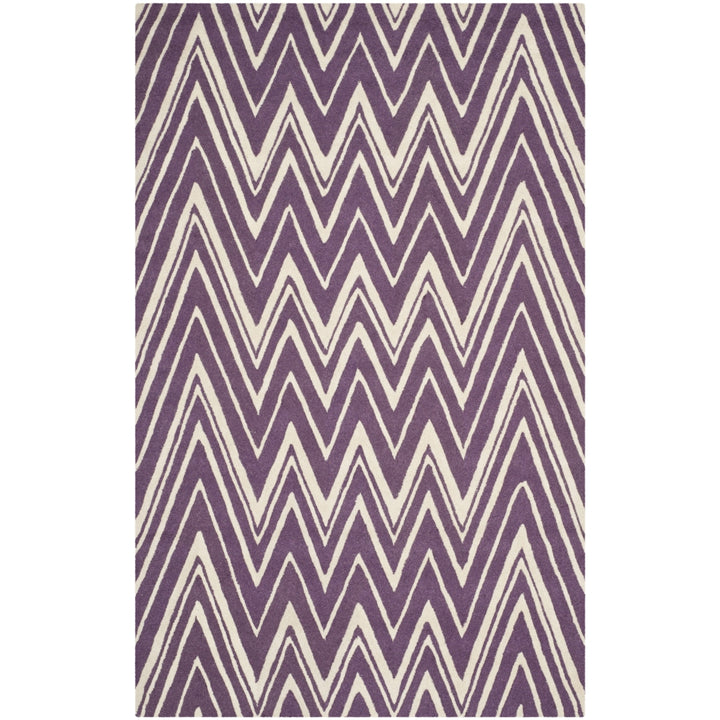 SAFAVIEH Cambridge CAM711P Handmade Purple /Ivory Rug Image 9