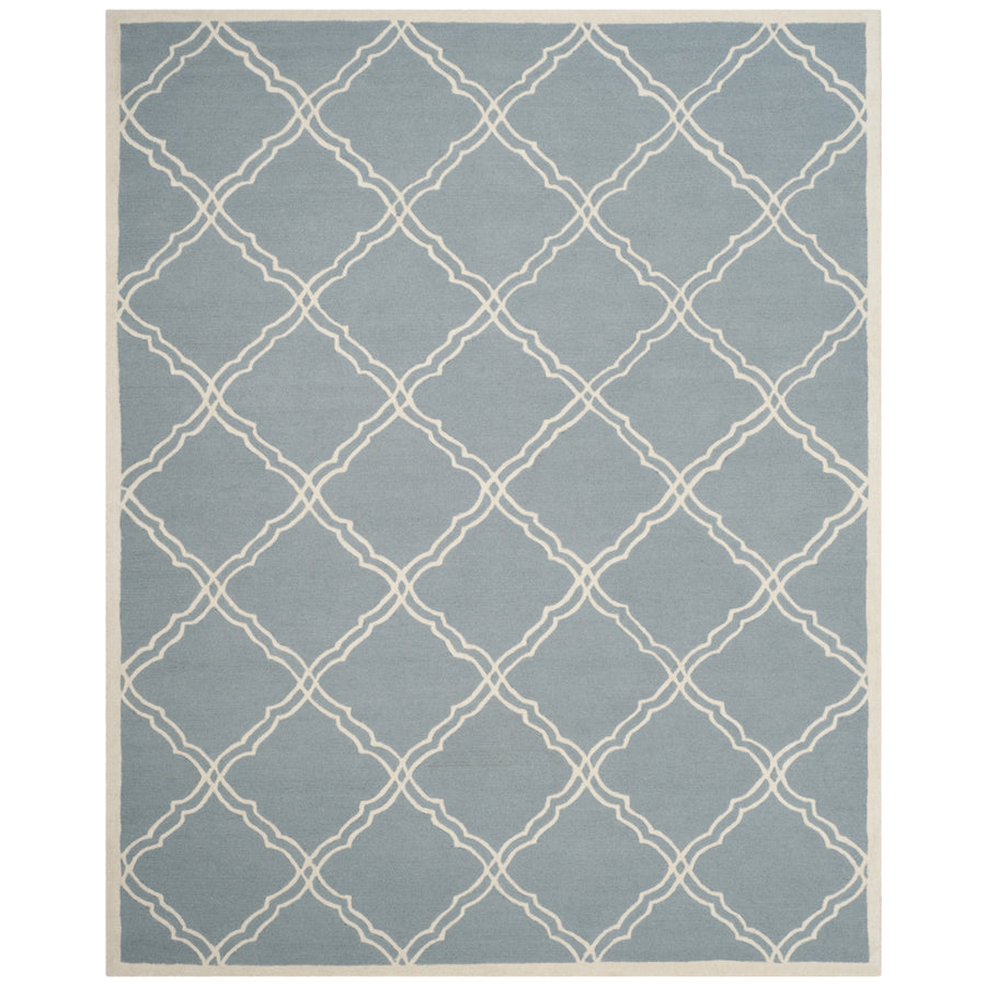 SAFAVIEH Cambridge CAM712B Handmade Blue / Ivory Rug Image 1