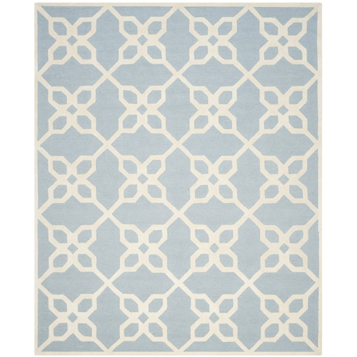 SAFAVIEH Cambridge CAM722B Handmade Blue / Ivory Rug Image 1