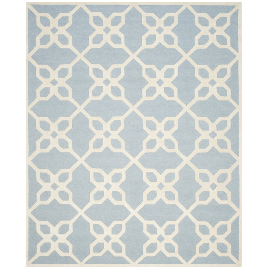 SAFAVIEH Cambridge CAM722B Handmade Blue / Ivory Rug Image 1