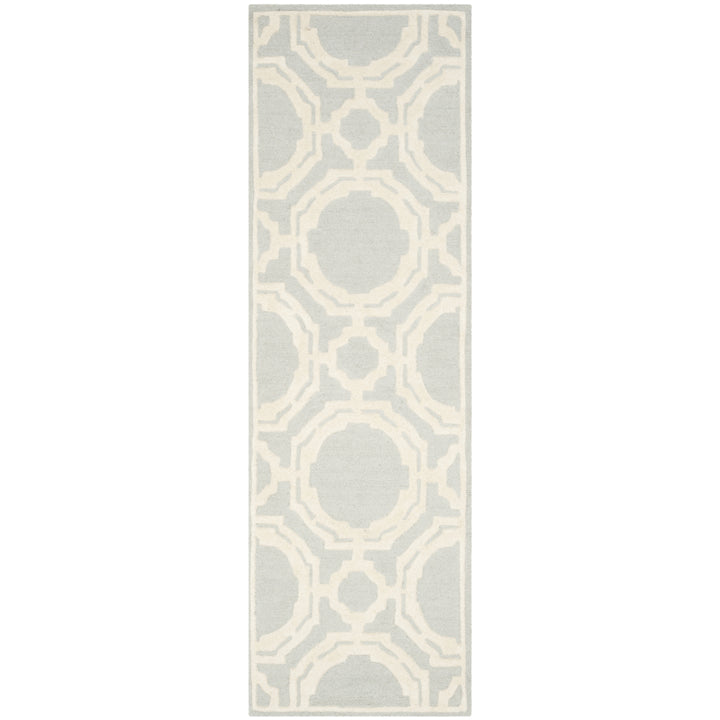 SAFAVIEH Cambridge CAM721G Handmade Grey / Ivory Rug Image 3